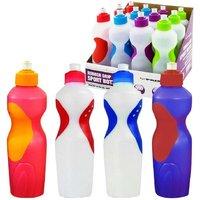 BARGAINS-GALORE 4 X 550ml Prima Sports Water Bottle Drinks School Outdoor Hydration