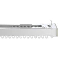 New Edge Blinds Extendable Metal Curtain Track Hooks in White | Size: 10