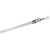 New Edge Blinds Clear Curtain Draw Rod (Pair) | Size: 125 cm