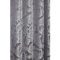 New Edge Blinds Cavendish Lined Pencil Pleat Curtains in Grey | Size: 116 cm width x 137 cm drop