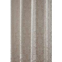 New Edge Blinds Harrow Lined Eyelet Jacquard Curtains in Cream | Size: 116 cm width x 137 cm drop