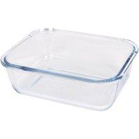 Argon Tableware Rectangular Glass Cake Dish - 20cm x 15cm - 1x Medium Baking Tray in Clear | Size: 20 cm x 15 cm