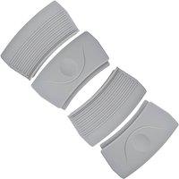 Argon Tableware Silicone Pot Handle Covers - Grey - Pack of 4