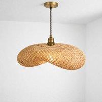 CGC Lighting Arina Bamboo Easy Fit Hand Made Lampshade in Natural