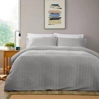 New Edge Blinds Belgravia Duvet Set in Grey | Size: King