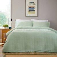 New Edge Blinds Belgravia Duvet Set in Light Green | Size: Double
