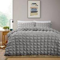 New Edge Blinds Soho Duvet Set in Grey | Size: Double