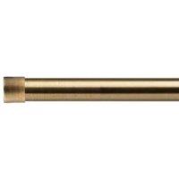 New Edge Blinds 16-19mm Fenton Extendable Eyelet Metal Curtain Pole Set in Bronze | Size: 160 cm