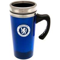 Chelsea FC Official Aluminium Travel Mug in Blue