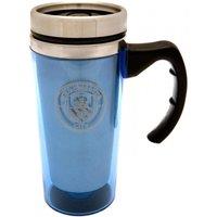Manchester City FC Official Aluminium Travel Mug in Blue