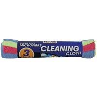 Granville Chemicals Microfibre Cleaning Cloth (Pack of 3)