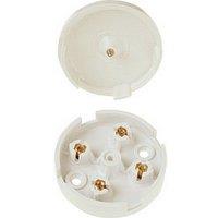 Dencon 5A 4 Terminal Junction Box with Selective Entries in White