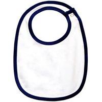 Babybugz Single Layer Bib in White