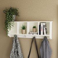 GFW Kempton Wall Rack in White