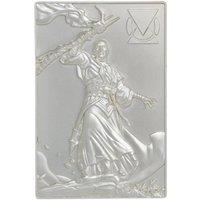 Magic The Gathering Limited Edition .999 Silver Plated Teferi Ingot in Metallic Silver