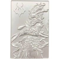 Magic The Gathering Limited Edition .999 Silver Plated Vraska Ingot in Metallic Silver