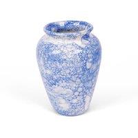 Verano Spanish Ceramics Burbujas Ceramic Small Vase Home Dcor 24cm in Blue