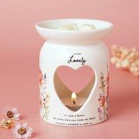 The Cottage Garden Mother's Day Wax Melt Burner - So Very Lovely in White