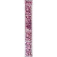 Unique Party Foil Glitz Hen Night Banner in Pink