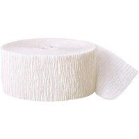 Amscan Crepe Paper Streamers in White