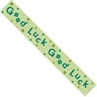 Apac Clover Good Luck Banner in Green
