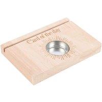 Something Different Card Of The Day Tarot Cards Tealight Holder in Natural