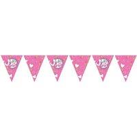 Unique Party Its A Paper Heart Bunting in Pink