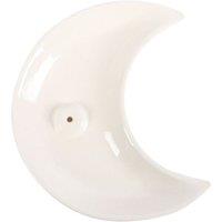 Something Different Crescent Moon Incense Holder in White