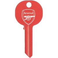 Arsenal FC Crest Blank Key in Red