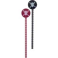 One Piece Pencil & Topper Pack of 2 in Black