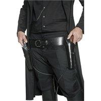 Smiffys Authentic Western Leather Costume Prop Set in Black