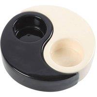 Something Different Yin Yang Tealight Holder in White