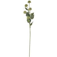 Hill Interiors Globe Thistle Spray Artificial Flower in Green