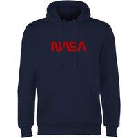 NASA Worm Logotype Hoodie - Navy | Size: Medium