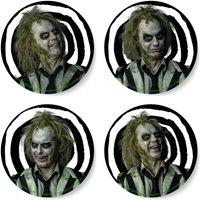 Beetlejuice Sandworm Instructional Coaster Set | Size: 4 Pack