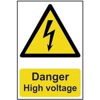 Scan Danger High Voltage - Pvc Sign 200 X 300mm