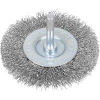 Bluespot Tools Flat Steel Wire Wheel Brush
