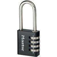 Master Lock Black Finish Combination Padlock