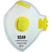 Scan Fold Flat Valved Disposable Masks Ffp1