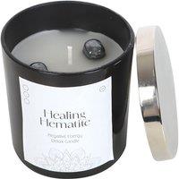 Something Different Healing Hematite Candle in Black