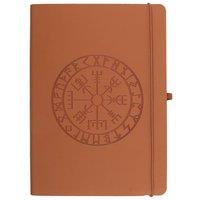 Something Different Viking Compass Faux Leather A5 Notebook & Pen in Brown