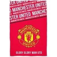 Manchester United FC Glory Fleece Blanket in Red | Size: Crib