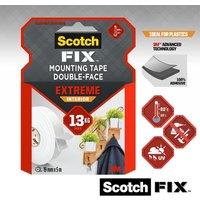 Scotch -Fix Extreme Interior Mounting Tape 19mm x 5m 1 Roll/Pack PGS05-1950-P in White