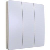 ENER-J PRO Series Wireless Kinetic 3 Gang Switch IP65 White 433MHz