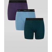 Steel & Jelly Men's 3 Pack Boxers | Size: Medium