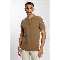 Steel & Jelly Men's Honeycomb Textured Knitted Polo Shirt in Stone | Size: Small