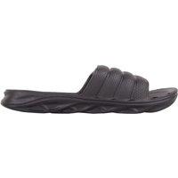 ABSOLUTE FOOTWEAR Men's Mens Easy Slip On Summer Beach Pool Slider Mule Sandals Flip Flops in Black | Size: 6