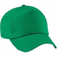 Beechfield Men's Plain Original 5 Panel Baseball Cap in Green
