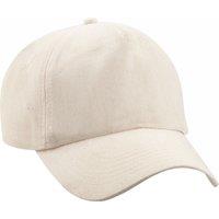 Beechfield Men's Plain Original 5 Panel Baseball Cap in Natural