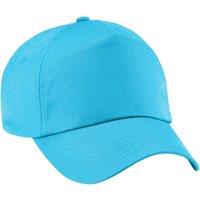 Beechfield Men's Plain Original 5 Panel Baseball Cap in Baby Blue